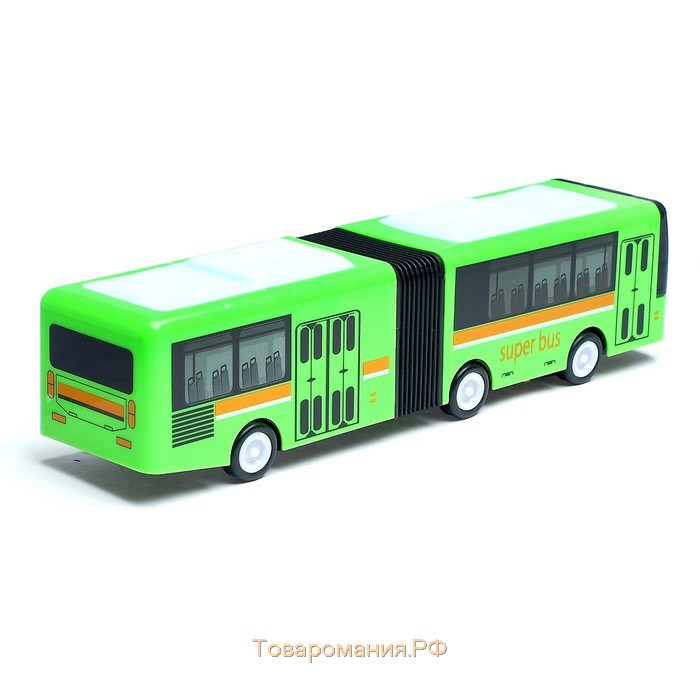 Автобус «Гармошка», световые и звуковые эффекты, работает от батареек, цвета МИКС