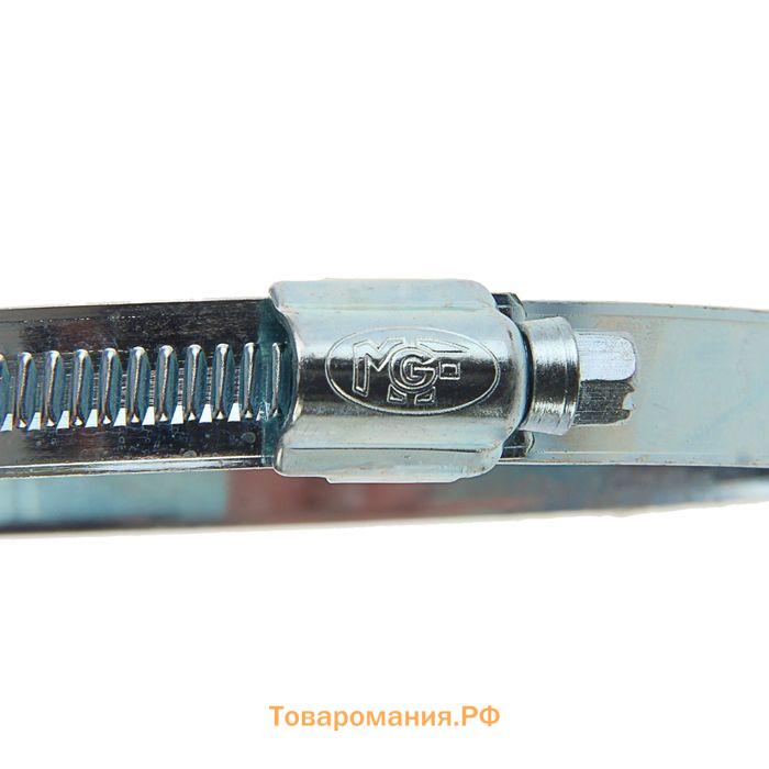 Хомут червячный MGF, диаметр 100-120 мм, ширина ленты 12 мм, оцинкованный