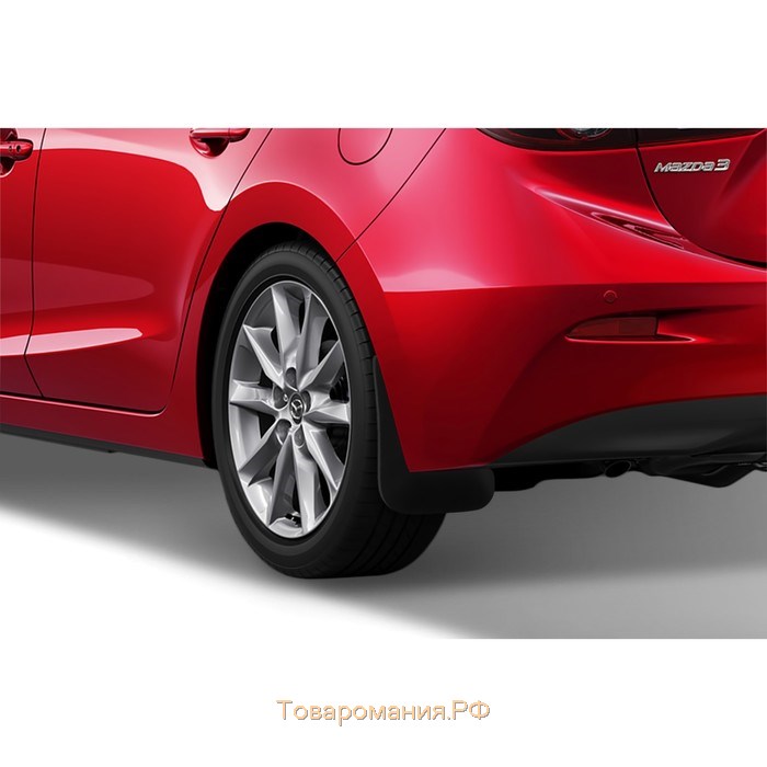Брызговики задние Mazda 3, 2013-2016, хэтчбек 2 шт (полиуретан)