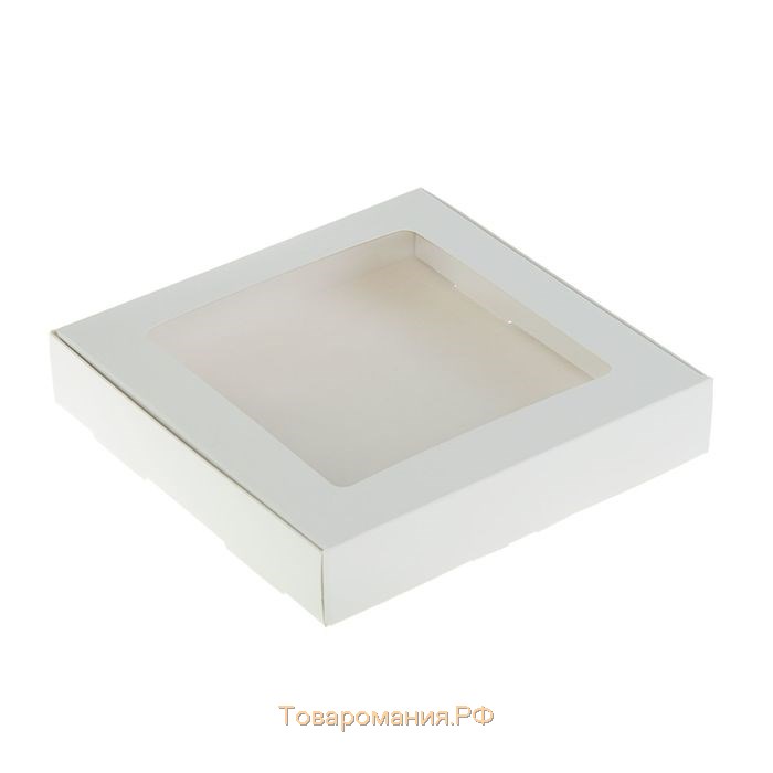 Коробка самосборная бесклеевая, 16 х 16 х 3 см