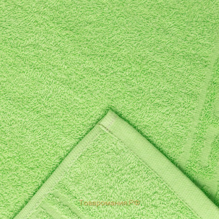 Полотенце Ocean 30х50 см (фас 10шт) зелёный, хлопок 100%, 360 г/м2