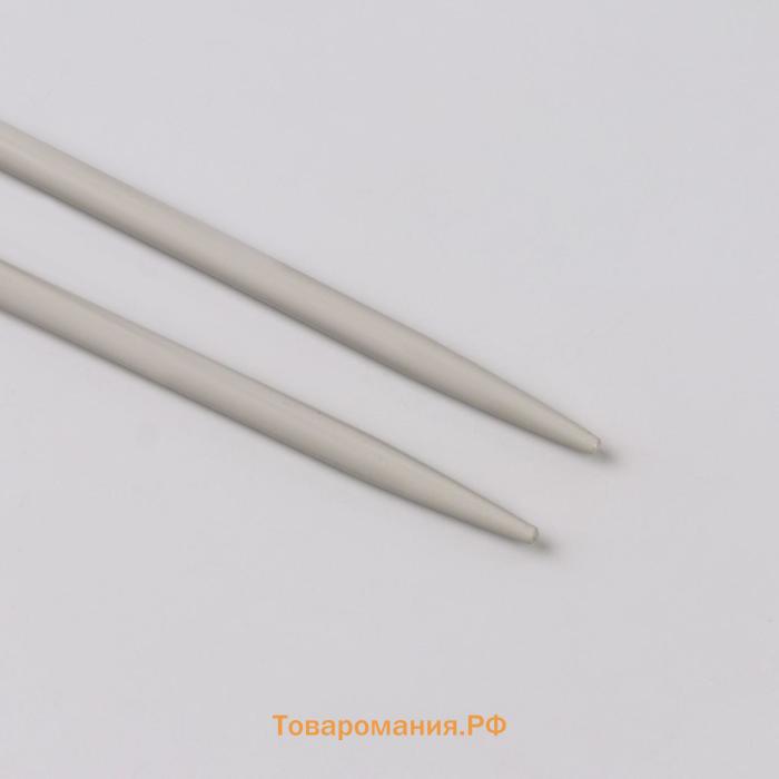 Спицы круговые, для вязания, с тефлоновым покрытием, с металлическим тросом, d = 3,5 мм, 14/80 см