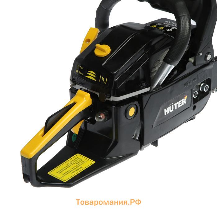 Бензопила Huter BS-45М, 2Т, 2.3 кВт, 3.1 л.с., 16", шаг 3/8", паз 1.3 мм, 57 зв.