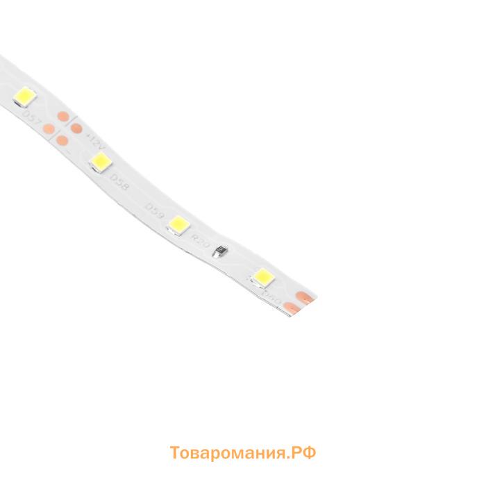 Светодиодная лента Ecola PRO 5 м, IP20, SMD3528, 60 LED/м, 4.8 Вт/м, 12 В, 4200К