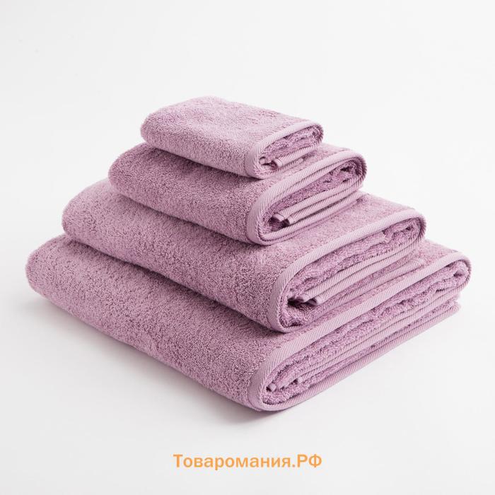 Полотенце махровое  "Organic Lavender" 30х50 см, 100% хлопок, 420гр/м2