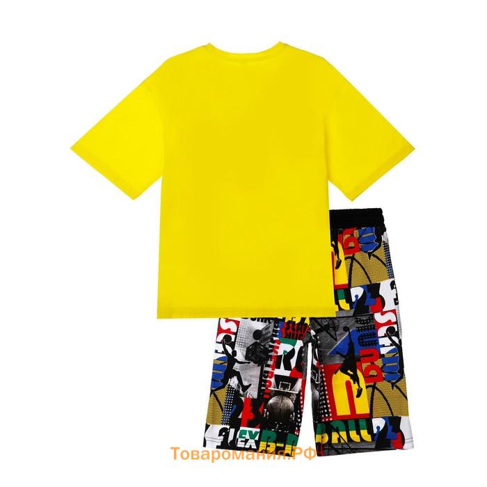 Комплект для мальчика: футболка, шорты, рост 134 см