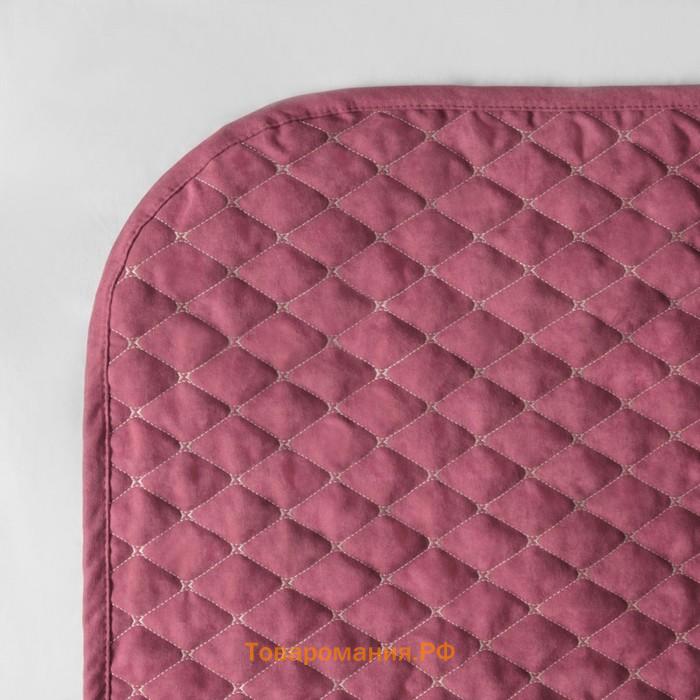 Покрывало с наволочками «Тина», размер 160х230 см, цвет розовый