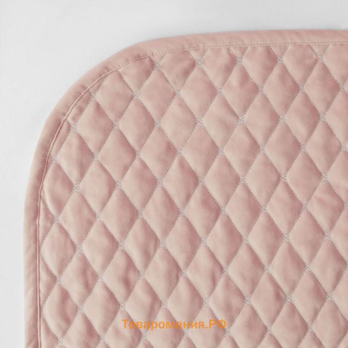 Покрывало с наволочками «Тина», размер 160х230 см, цвет светло-розовый
