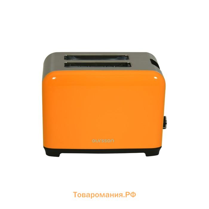 Тостер Oursson TO2120/OR, 930 Вт, разморозка/подогрев, 7 режимов, оранжевый
