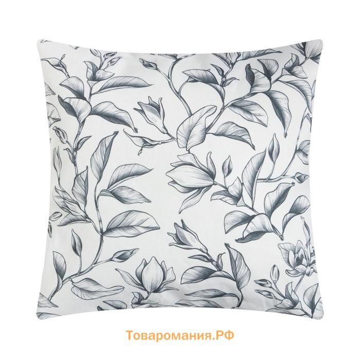 Наволочка декоративная  Magnolia (вид 2) 40 х 40 см, 100% хлопок