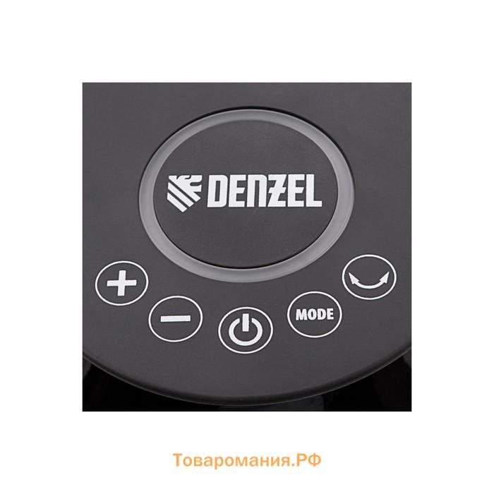 Тепловентилятор электрический, керамический DENZEL DTFC-2000, пульт, 3 режима, вентилятор, нагрев 10