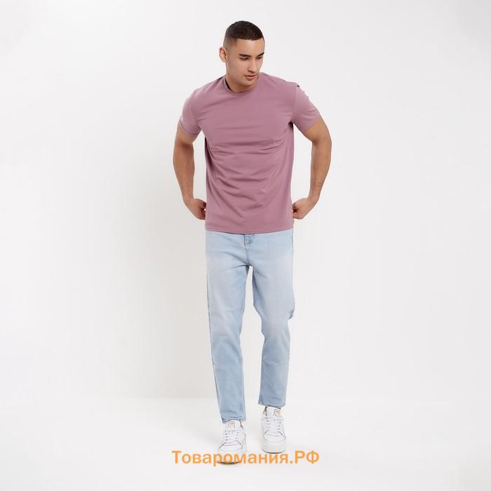 Футболка мужская MINAKU REGULAR FIT: цвет пурпурный, р-р 54