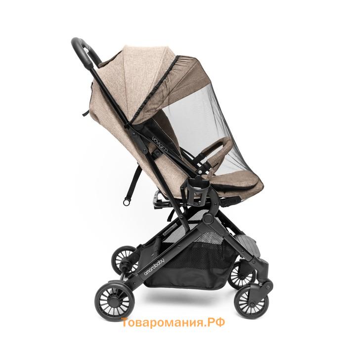 Коляска прогулочная Amarobaby Voyager, цвет коричневый