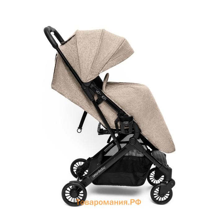 Коляска прогулочная Amarobaby Voyager, цвет коричневый