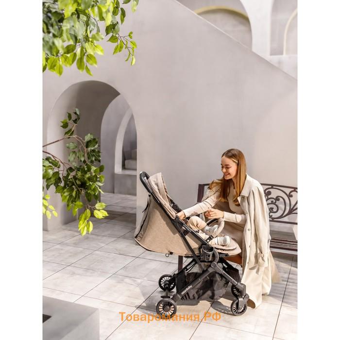 Коляска прогулочная Amarobaby Voyager, цвет коричневый