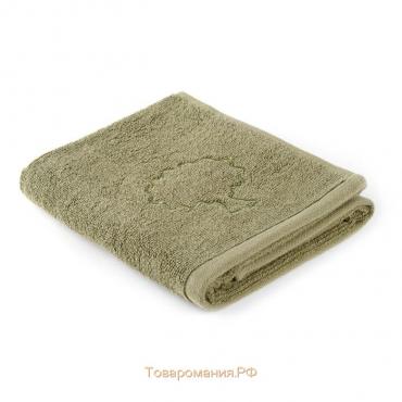 Полотенце махровое Moroshka Naturel green, 500 гр, размер 50х70 см, цвет зелёный