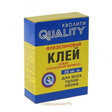 Клей обойный Quality, флизелиновый, коробка, 200 г