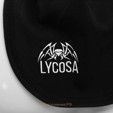 Подшлемник LYCOSA WINDSTOPPER+ VISCOSE BLACK с ветрозащитой шеи, размер L-XL