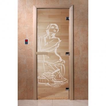 Дверь «Искушение», размер коробки 190 × 70 см, левая, цвет прозрачный