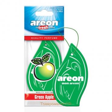 Ароматизатор Areon Refreshment Mon Classic, на зеркало, аромат зеленое яблоко 47443a