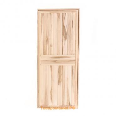 Дверь для бани и сауны "Эконом", ЛИПА 190×80см