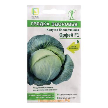 Семена Капуста белокочанная "Орфей", F1, 0,2 г