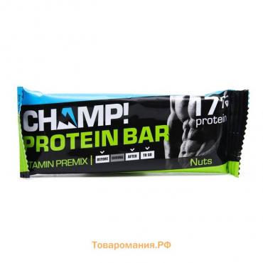 Батончик протеиновый Champ Ореховый, 45 г