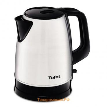 Чайник электрический Tefal KI150D30, металл, 1.7 л, 2400 Вт, серебристо-чёрный